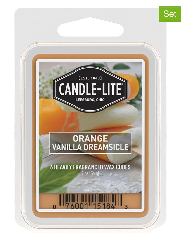 CANDLE-LITE Wosk zapachowy (2 szt.) "Orange Vanilla Dreamsicle" - 2 x 56 g rozmiar: onesize