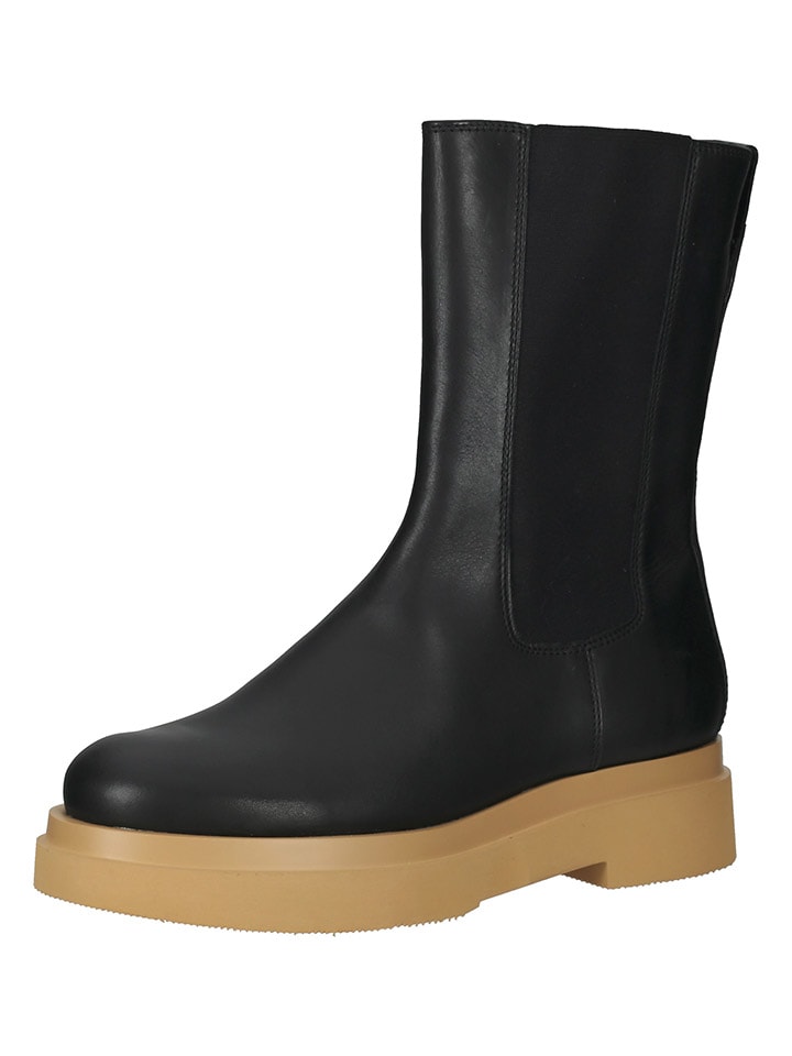 Högl Skórzane botki w kolorze czarnym rozmiar: 39