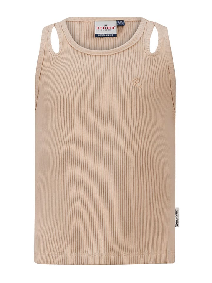 Retour Top "Luna" w kolorze beżowym rozmiar: 158/164