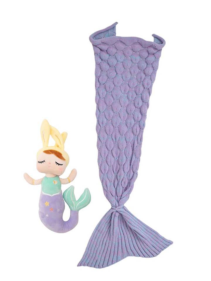 Crochetts 2-częściowy zestaw "Doll Luna" w kolorze fioletowym rozmiar: onesize