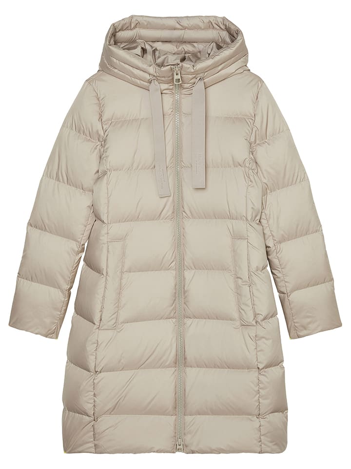 Marc O'Polo Płaszcz puchowy w kolorze beżowym rozmiar: 44