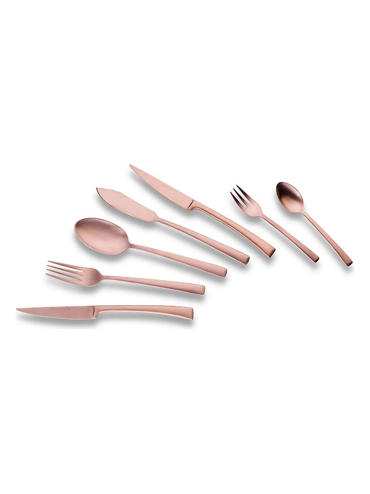 Echtwerk 42-częściowy zestaw sztućców "Avelino" w kolorze miedzianym rozmiar: onesize