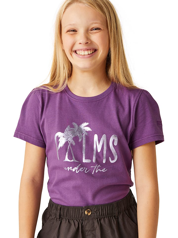 Regatta Koszulka "Bosley VII" w kolorze fioletowym rozmiar: 158