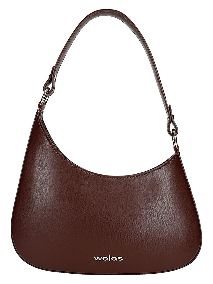 Wojas Skórzana torebka w kolorze bordowym - 27 x 14,5 x 6,5 cm rozmiar: onesize