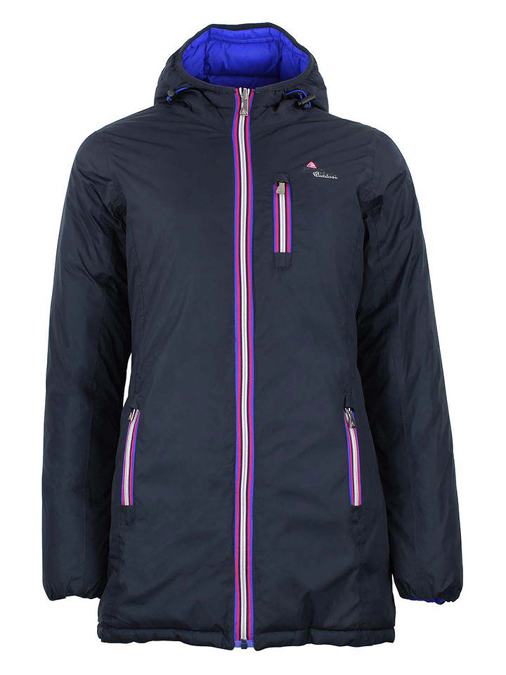 Peak Mountain Dwustronna kurtka przejściowa "Awill" w kolorze niebiesko-granatowym rozmiar: XL