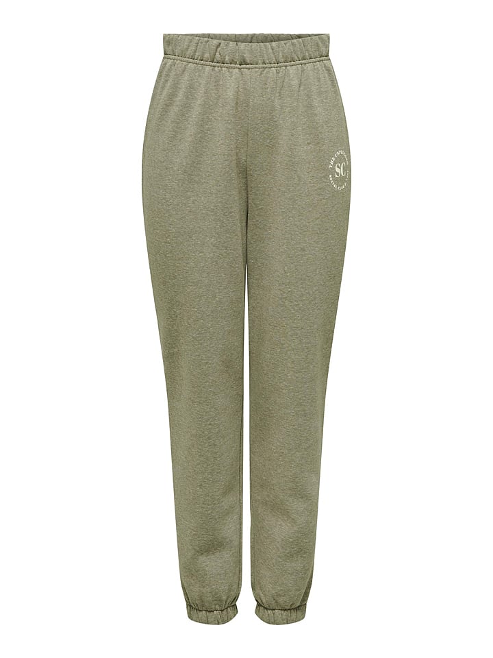 Spodnie dresowe "Lula" w kolorze oliwkowym