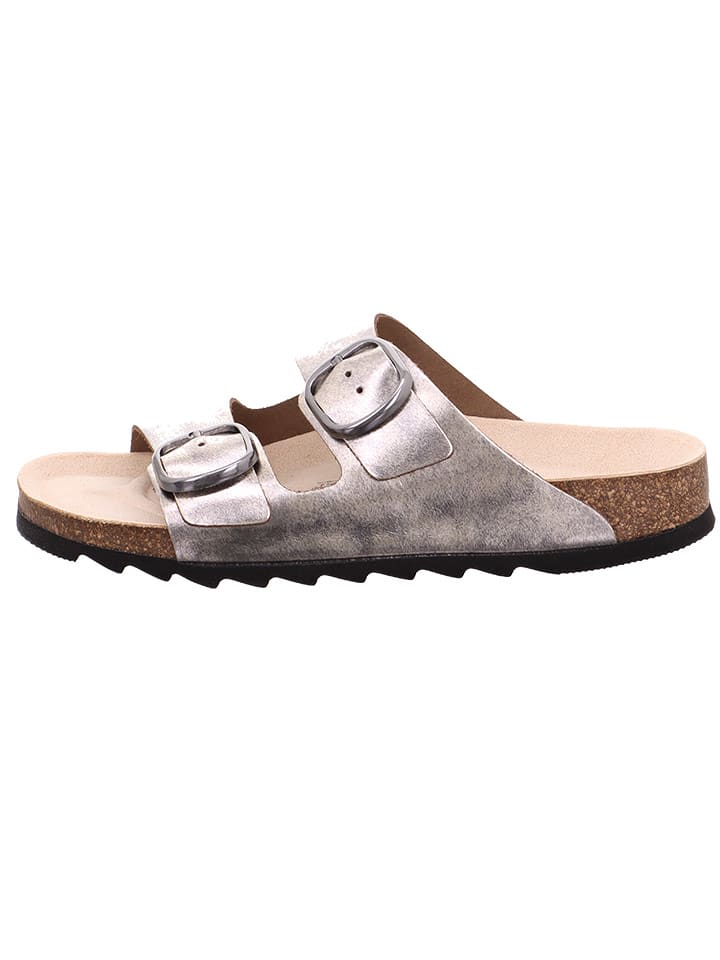 Legero Klapki "Clear" w kolorze srebrnym rozmiar: 39