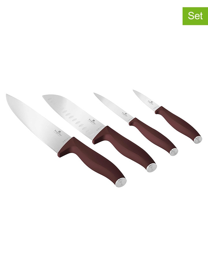 Berlinger Haus 4-częściowy zestaw w kolorze bordowym rozmiar: onesize