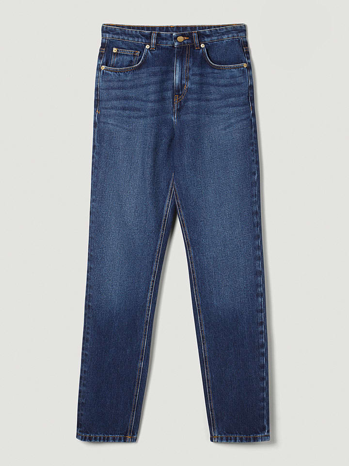 Hessnatur Dżinsy - Mom fit - w kolorze granatowym rozmiar: W33/L32