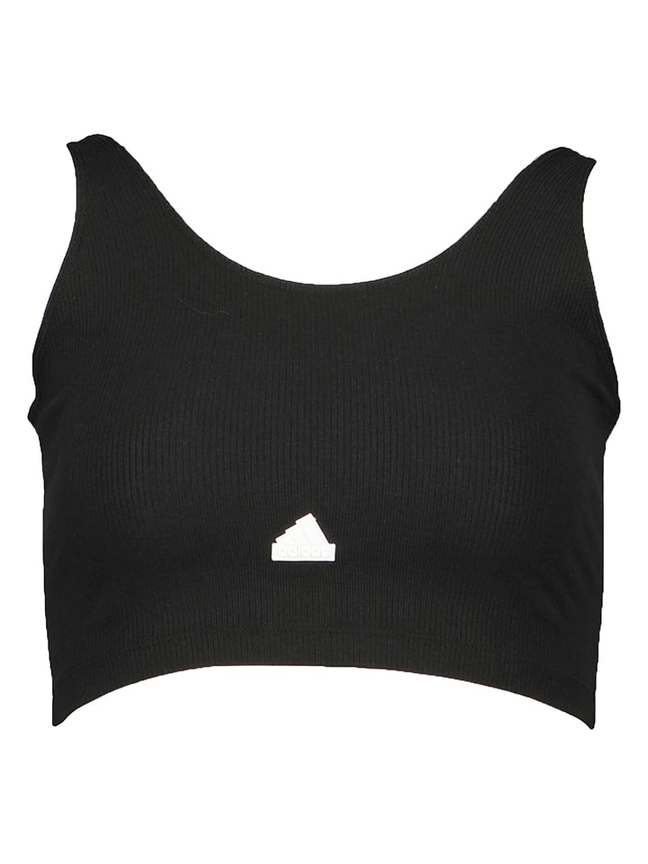 adidas Top w kolorze czarnym rozmiar: XS