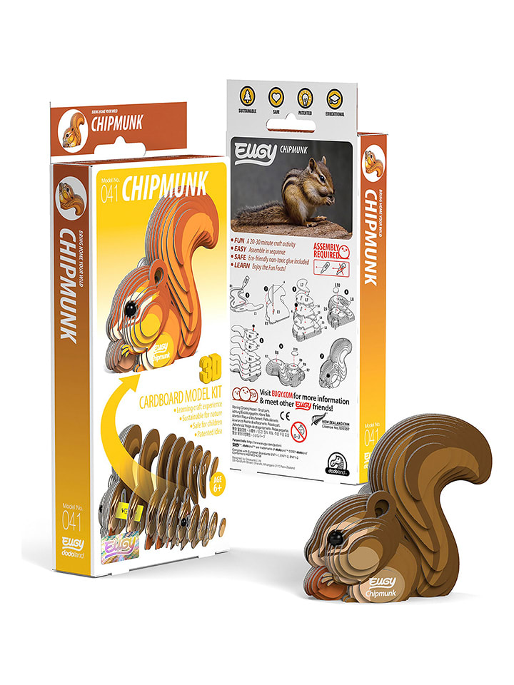 Eugy Zestaw do majsterkowania 3D "Squirrel" - 6+ rozmiar: onesize