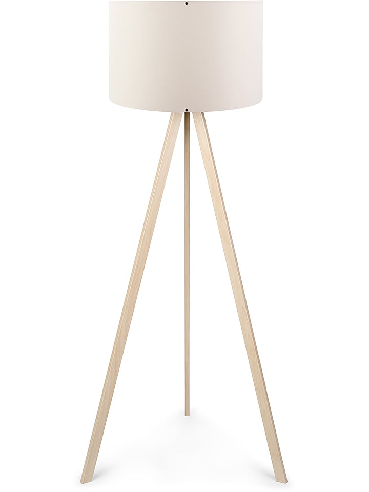 Opviq Lampa stojąca "Ayd" w kolorze beżowo-kremowym - wys. 140 cm rozmiar: onesize