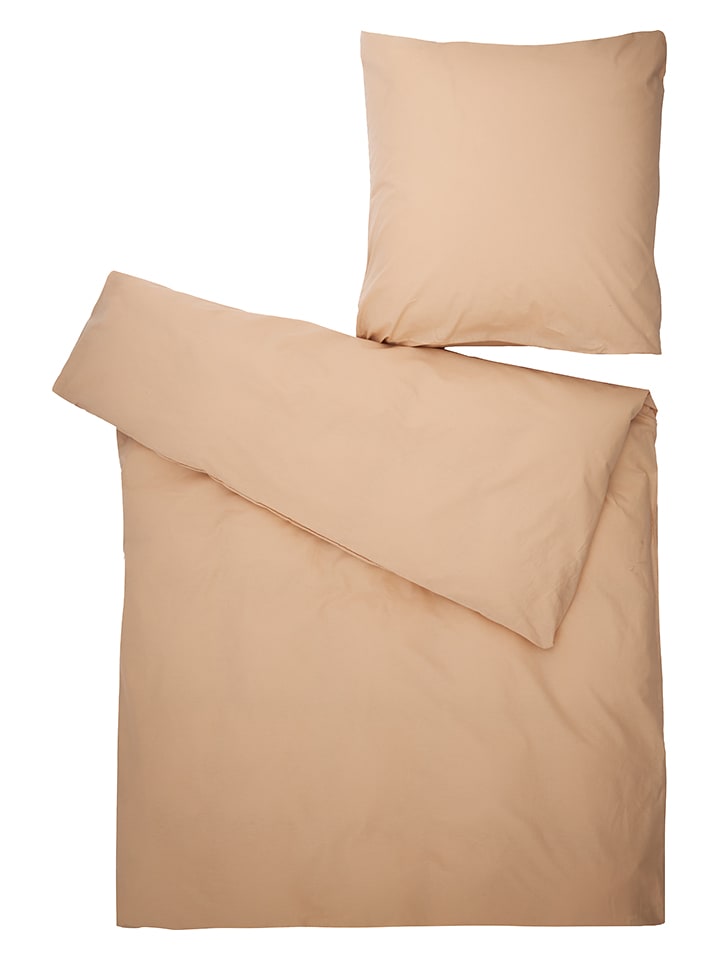 Colorful Cotton Komplet pościeli renforcé w kolorze beżowym rozmiar: 260x220 cm