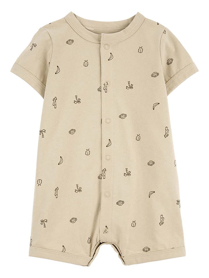 carter's Rampers w kolorze beżowym rozmiar: 68