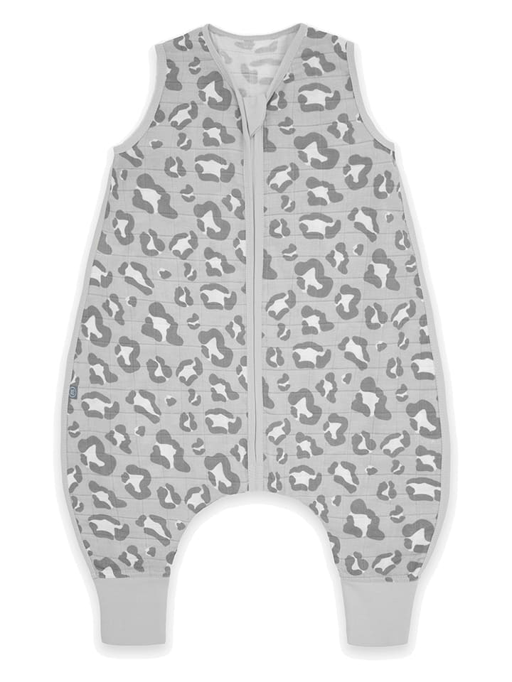 Emma&Noah Śpiworek w kolorze szarym z nóżkami rozmiar: 110 cm