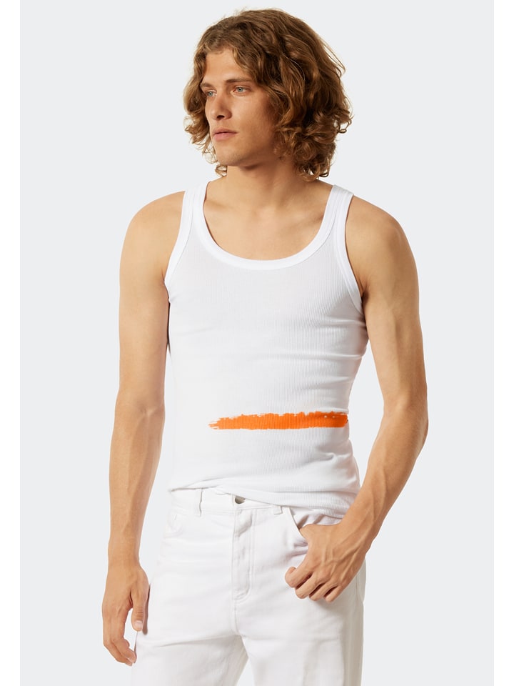 Schiesser Top w kolorze białym rozmiar: XL