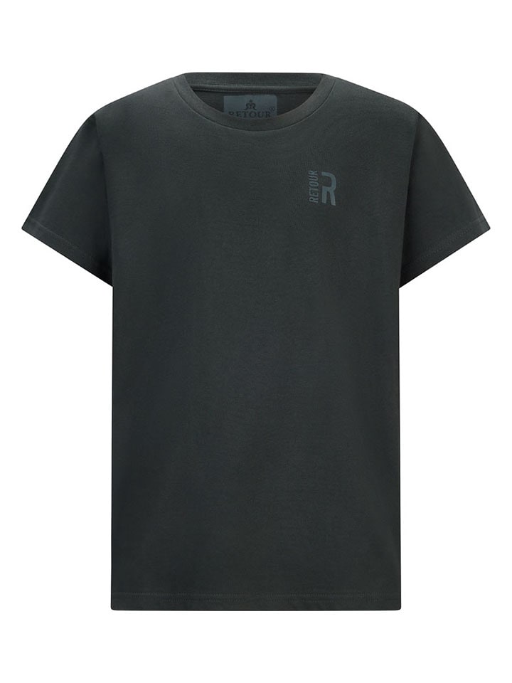 Retour Koszulka "Seth" w kolorze antracytowym rozmiar: 146/152