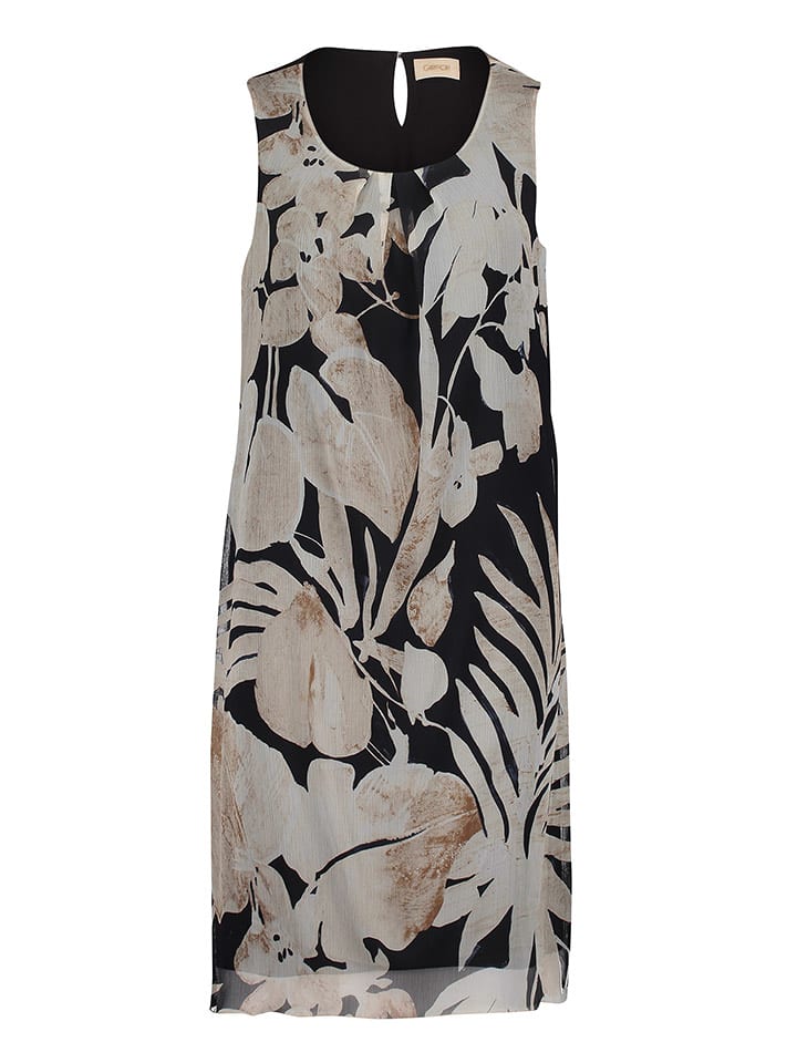 CARTOON Sukienka w kolorze czarno-kremowym rozmiar: 40