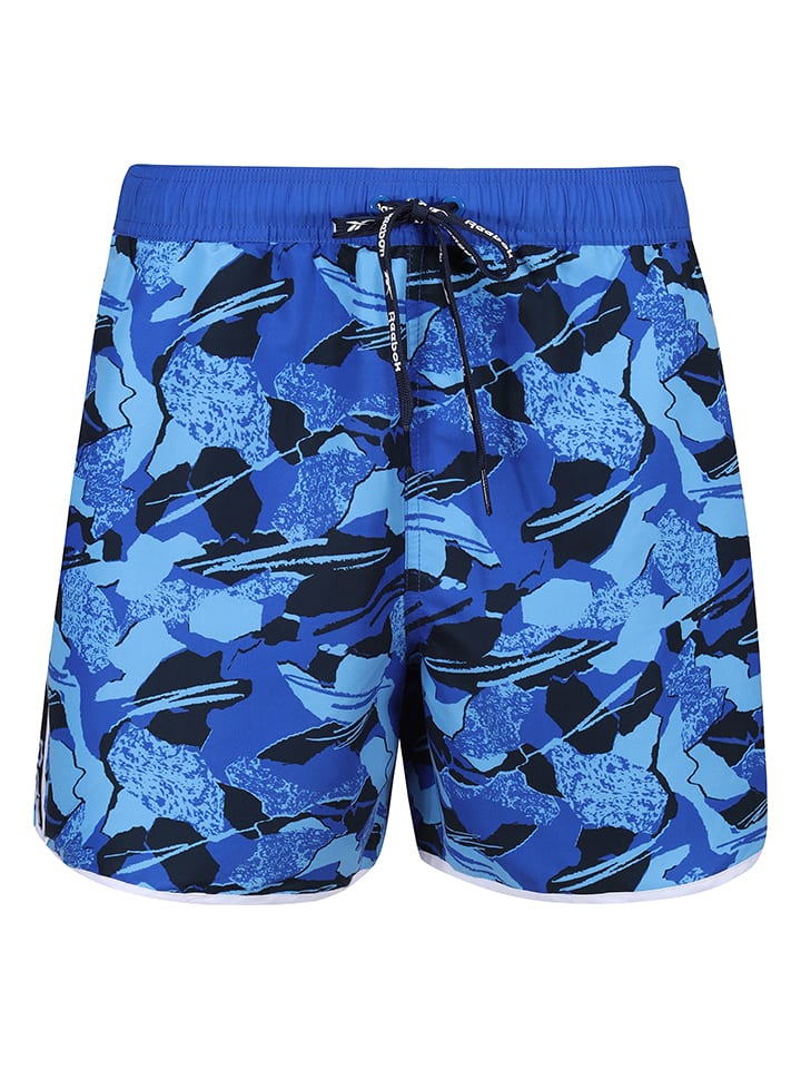 Reebok Szorty kąpielowe "Manzoor" w kolorze niebieskim rozmiar: XL