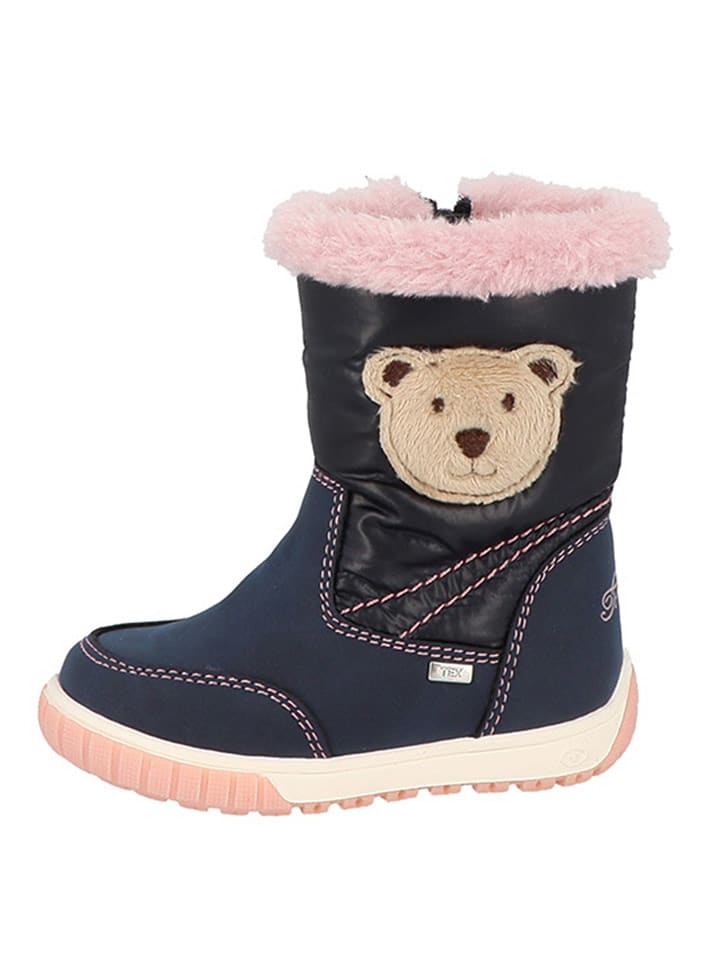 Tom Tailor Botki w kolorze granatowo-jasnoróżowym rozmiar: 29