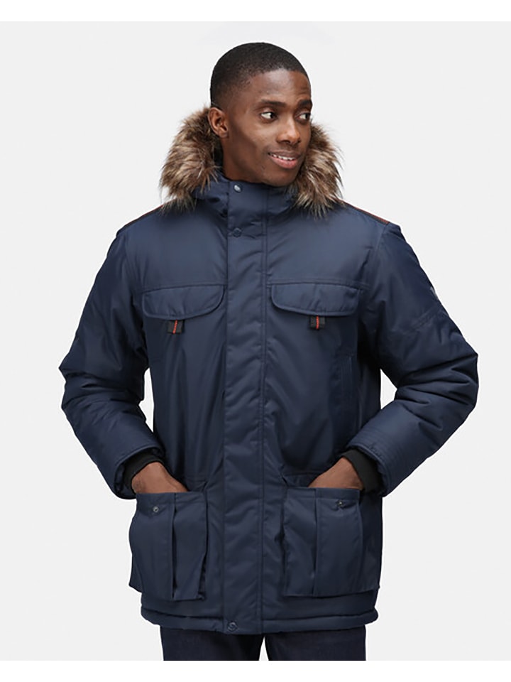 Kurtka funkcyjna "Aarav" w kolorze granatowym