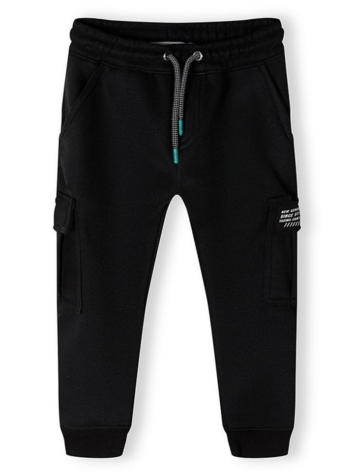 Minoti Spodnie dresowe w kolorze czarnym rozmiar: 134/140