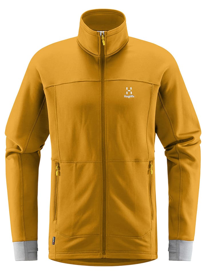 Kurtka polarowa "Betula" w kolorze musztardowym