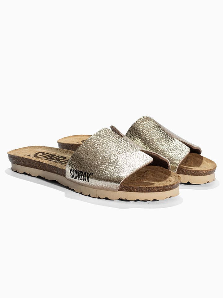 Sunbay Klapki "Djeeli" w kolorze złotym rozmiar: 40