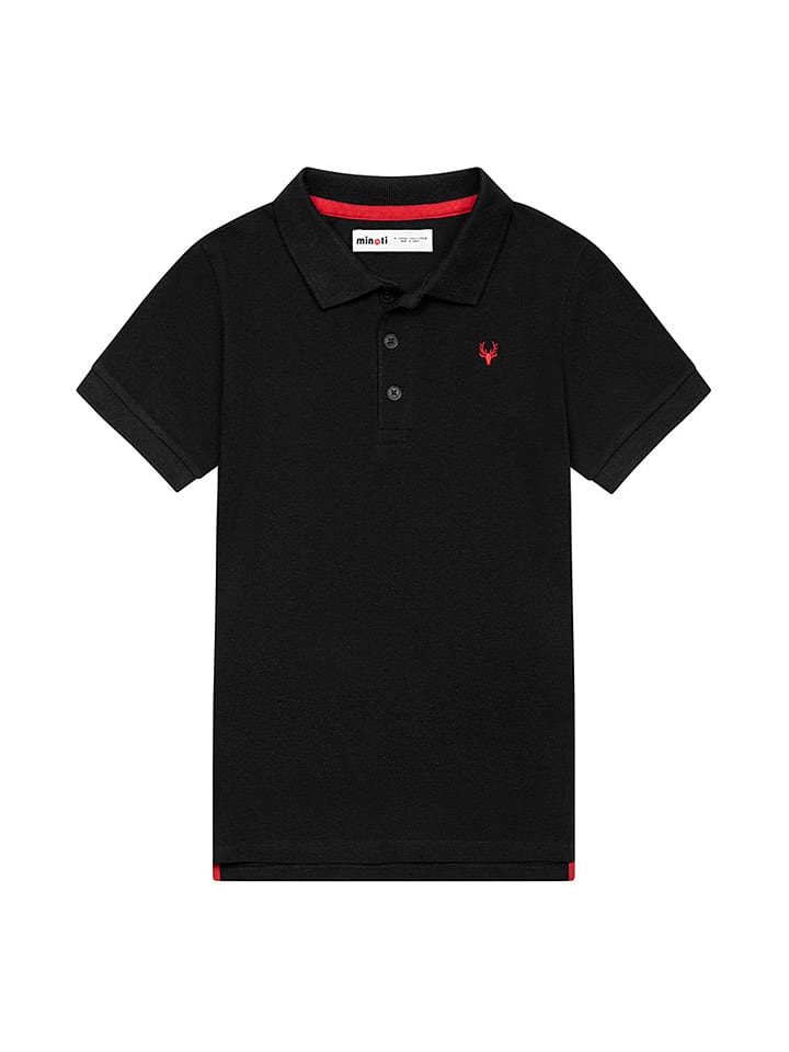 Minoti Koszulka polo w kolorze czarnym rozmiar: 110/116