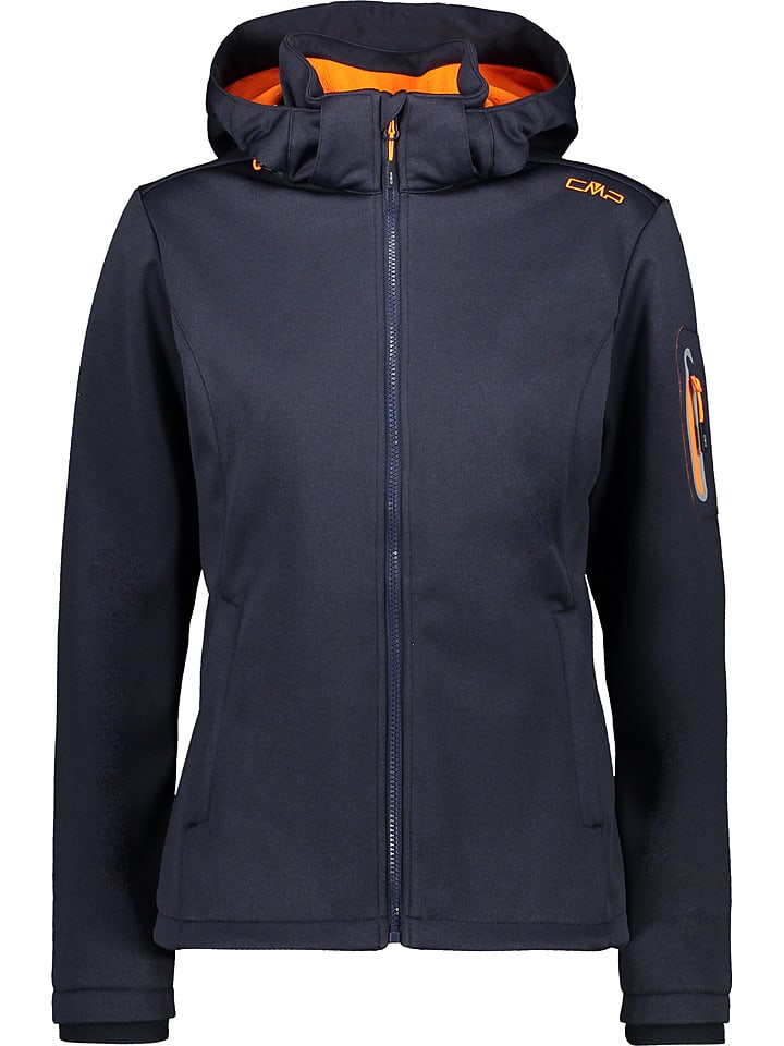 Kurtka softshellowa w kolorze granatowym