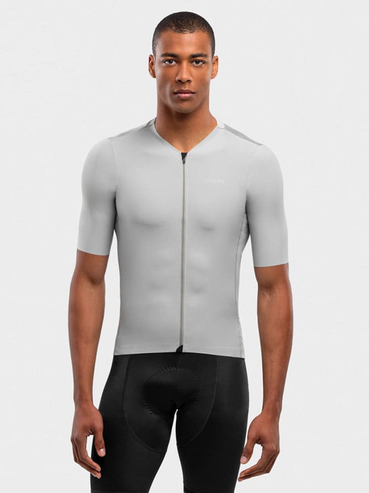 Siroko Koszulka kolarska "SRX PRO Climb" w kolorze jasnoszarym rozmiar: XXL