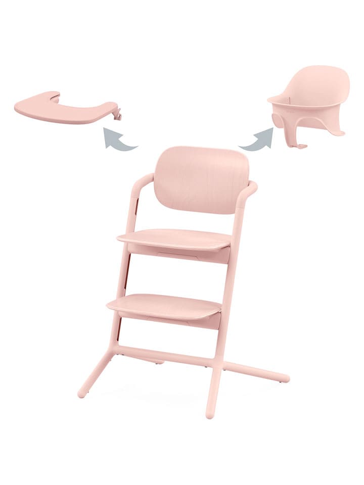 Cybex Krzesełko 3w1 "Lemo" w kolorze jasnoróżowym do karmienia rozmiar: onesize