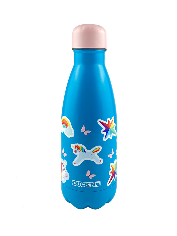 Ard'time Butelka termiczna "Licornes" w kolorze niebieskim - 350 ml rozmiar: onesize