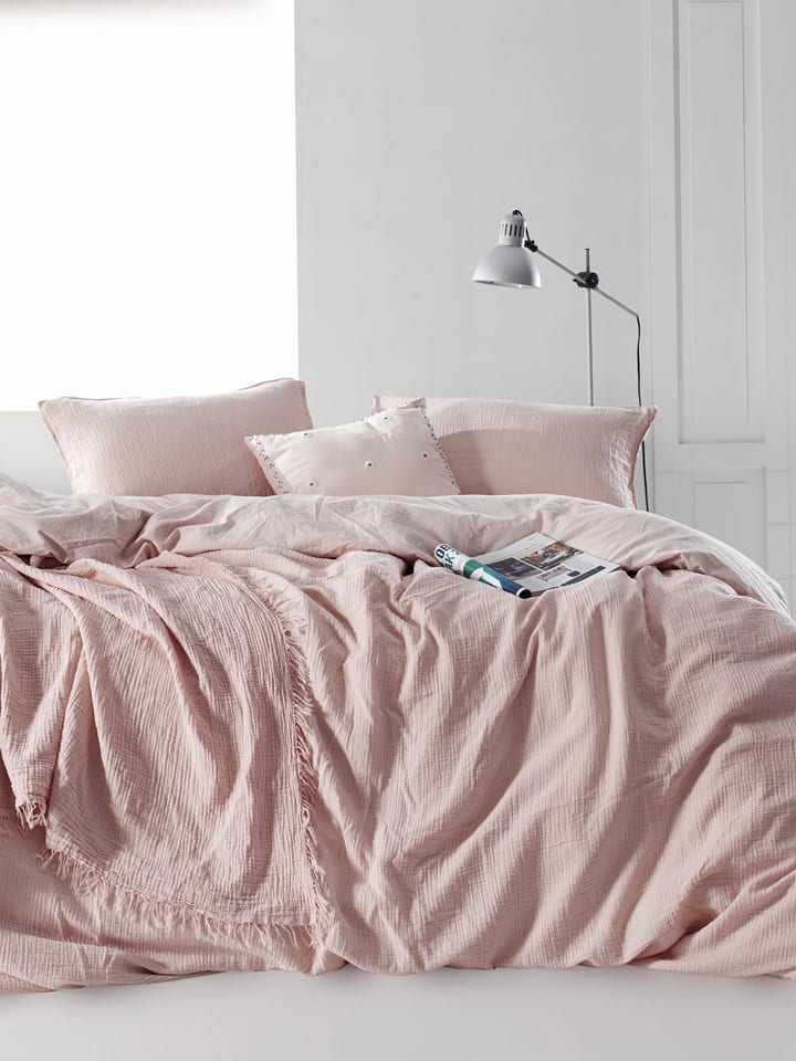 Komplet pościeli "Stonewashed" w kolorze jasnoróżowym