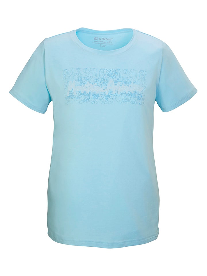 Killtec Koszulka "Kos" w kolorze błękitnym rozmiar: 40
