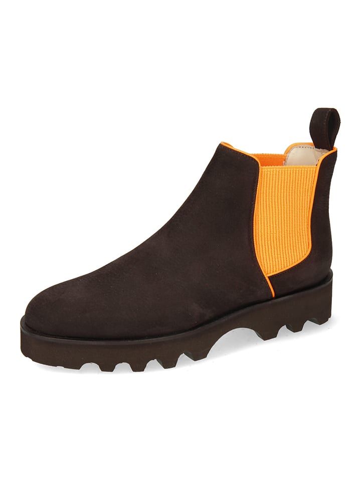 MELVIN & HAMILTON Skórzane sztyblety "Susan 70" w kolorze brązowo-pomarańczowym rozmiar: 39