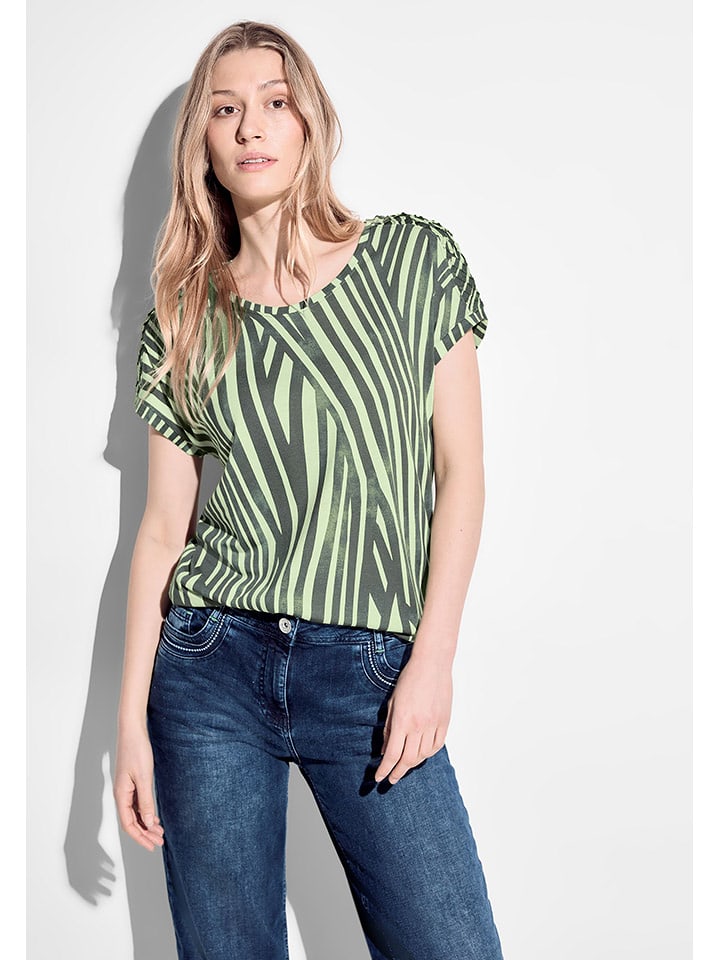 Cecil Koszulka w kolorze zielonym rozmiar: S