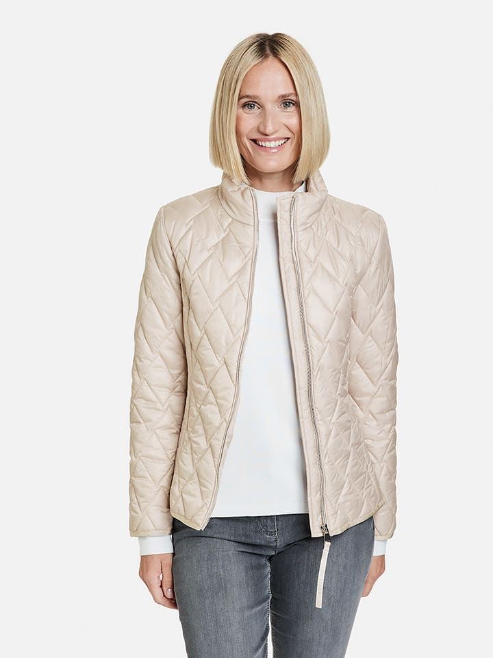 Gerry Weber Kurtka pikowana w kolorze beżowym rozmiar: 42