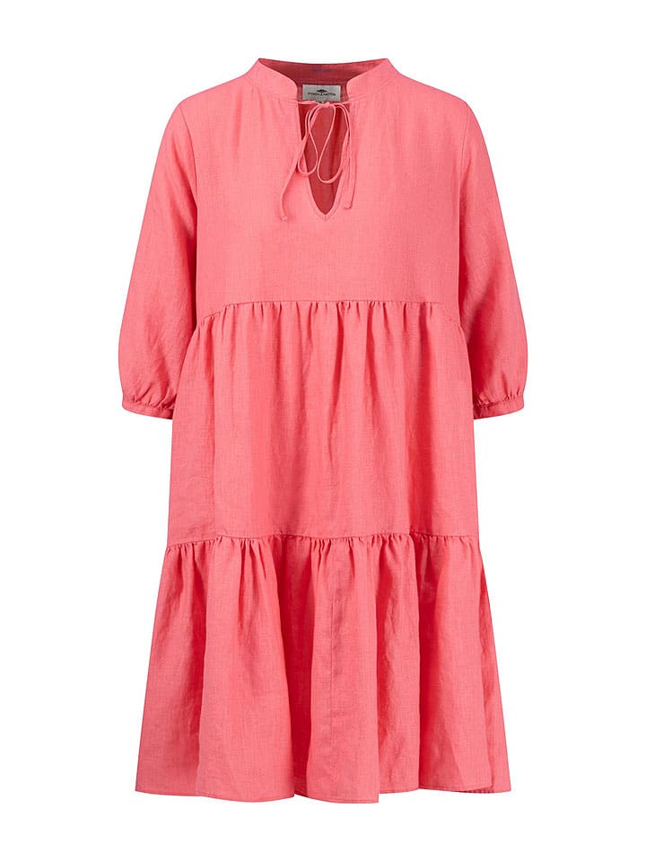FYNCH-HATTON Lniana sukienka w kolorze różowym rozmiar: 42