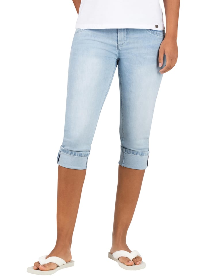 Timezone Rybaczki dżinsowe "Tali" w kolorze błękitnym rozmiar: W29