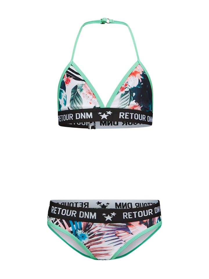 Bikini "Lavina" w kolorze czarnym ze wzorem