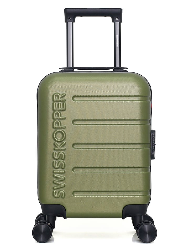 SWISS KOPPER Walizka "Aigle" w kolorze khaki - 32 x 42 x 20 cm rozmiar: onesize