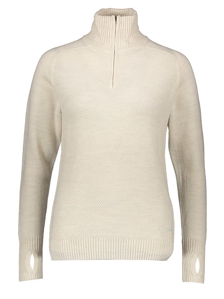 Bergans Wełniany sweter w kolorze kremowym rozmiar: XS