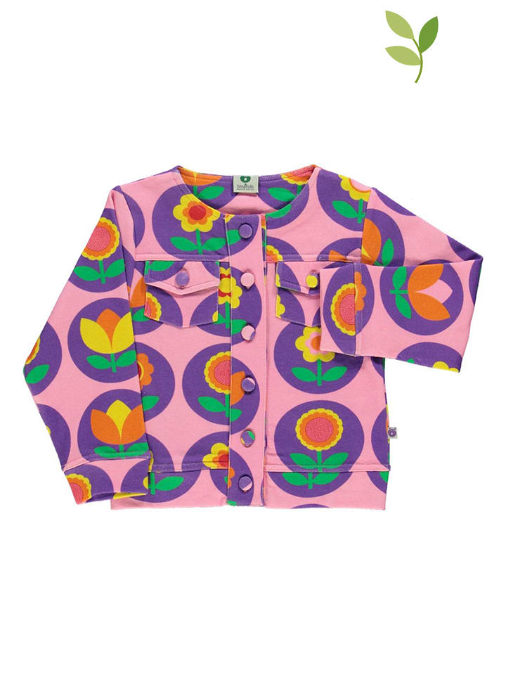 Småfolk Kurtka "Flower" w kolorze jasnoróżowym rozmiar: 110/116