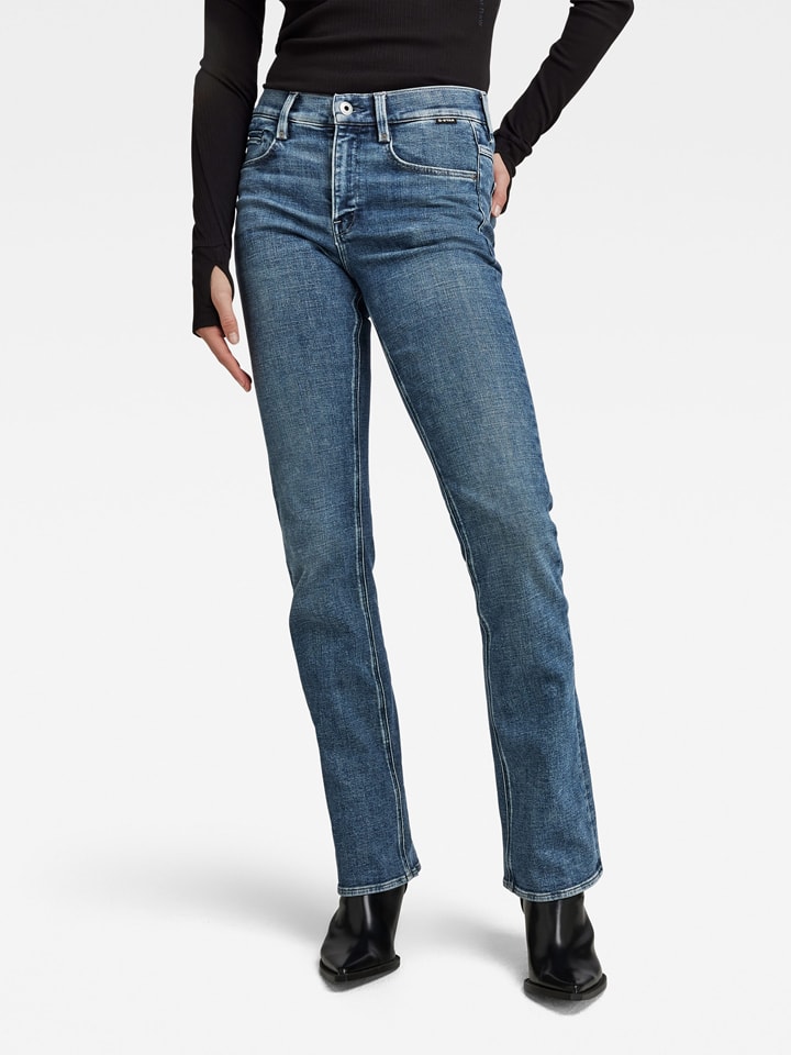 G-Star Dżinsy "Noxer" - Bootcut fit - w kolorze niebieskim rozmiar: W31/L34