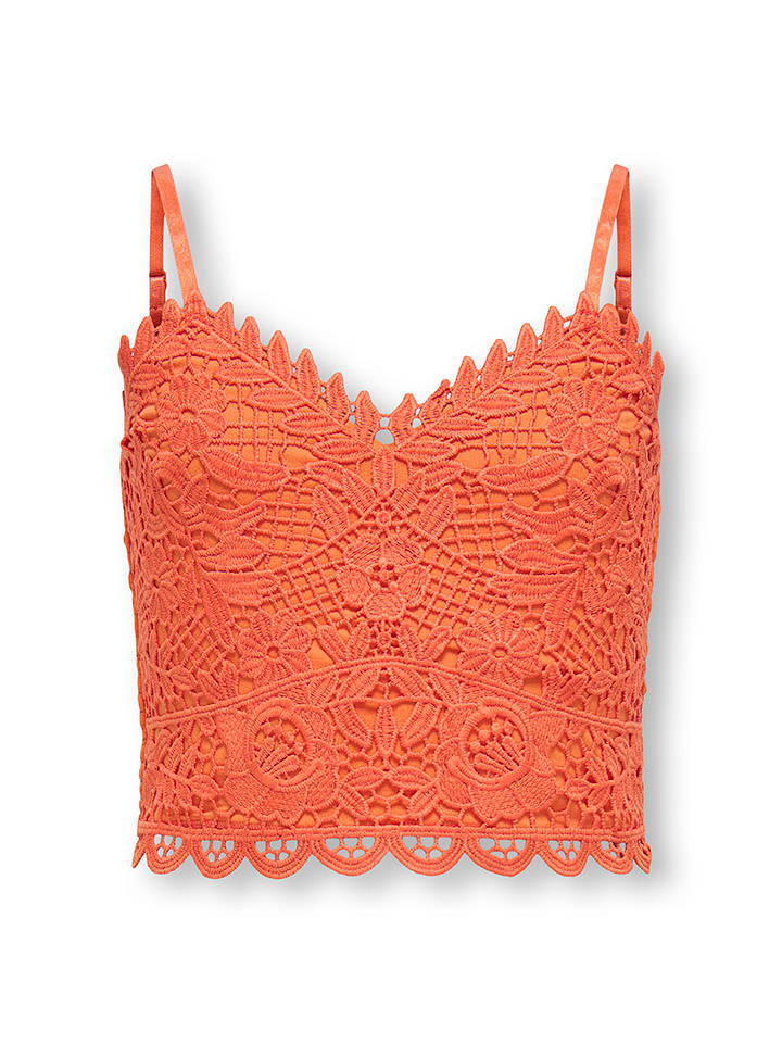 KIDS ONLY Top "Honey" w kolorze pomarańczowym rozmiar: 122/128