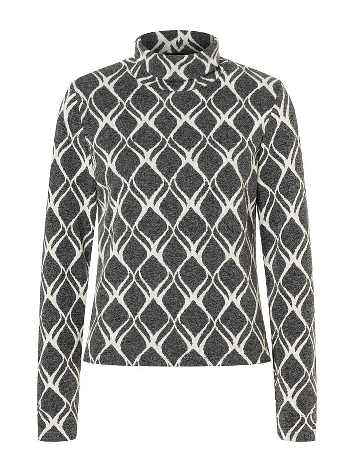 More & More Koszulka w kolorze antracytowo-białym rozmiar: 36