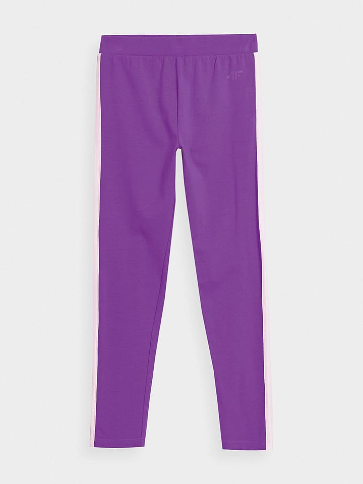 4F Legginsy w kolorze fioletowym rozmiar: 128