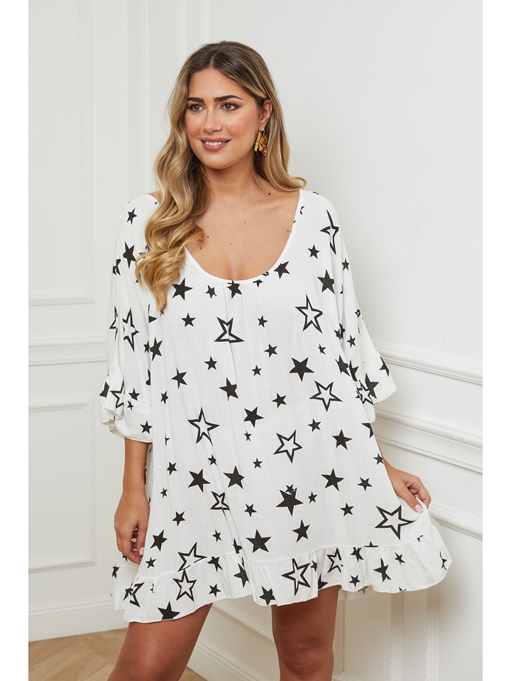 Plus Size Company Sukienka w kolorze biało-czarnym rozmiar: 50