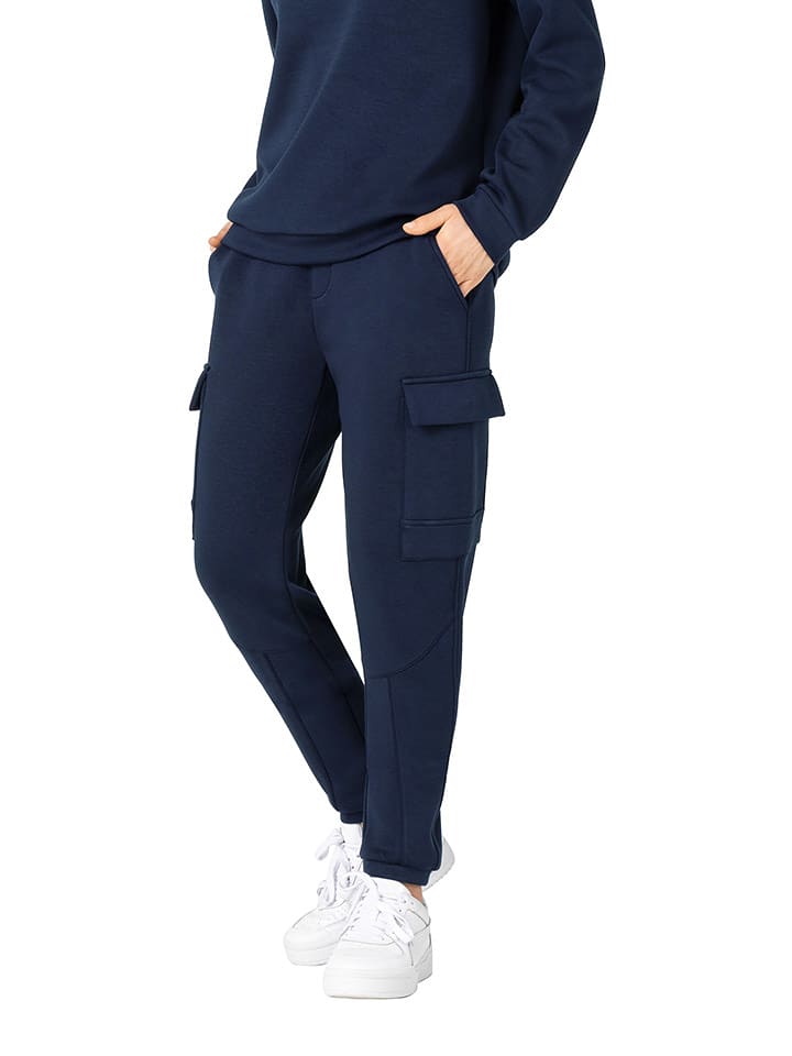 Timezone Bojówki w kolorze granatowym rozmiar: XS